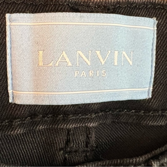 Lanvin Girls Cat Pocket Skinny Jeans size 4 - Picture 6 of 9
